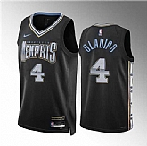 Men's Memphis Grizzlies #4 Victor Oladipo Black 2022-23 City Edition Stitched Jersey Dzhi,baseball caps,new era cap wholesale,wholesale hats